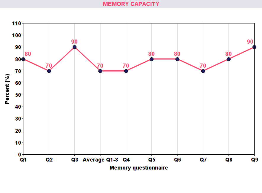 Memory capacity graphic